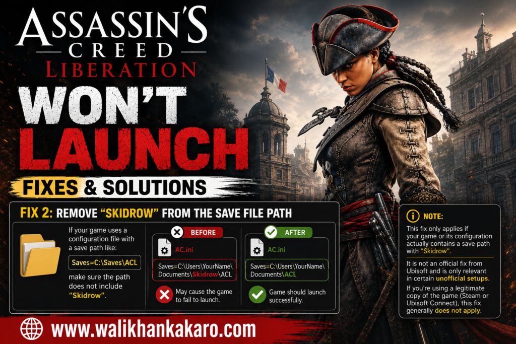 Assassin's Creed Liberation won't launch